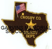 TEXAS,A,CROSBY COUNTY SHERIFF DEPARTMENT 1